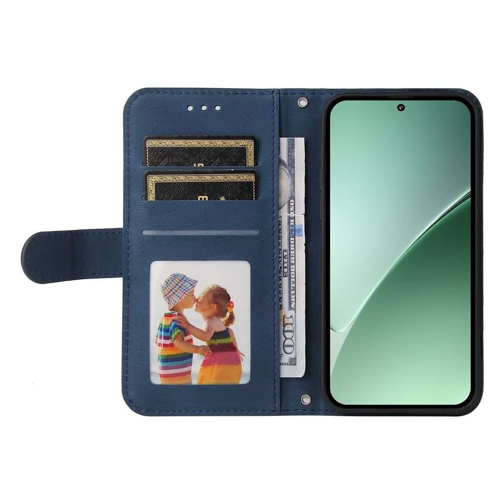 For Xiaomi 15 Pro Skin Feel Life Tree Metal Button Leather Phone Case(Blue)