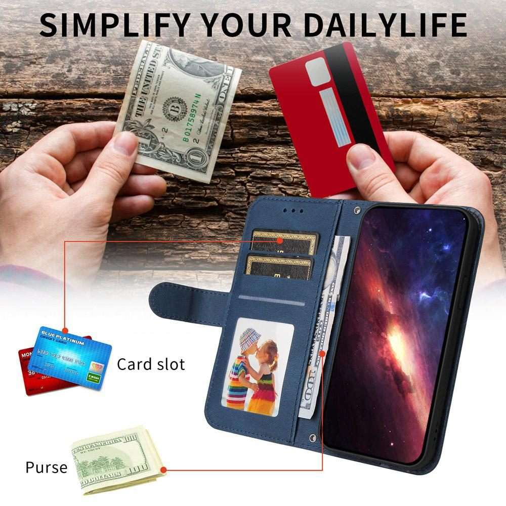 For Xiaomi 17 Pro Skin Feel Life Tree Metal Button Leather Phone Case(Blue)