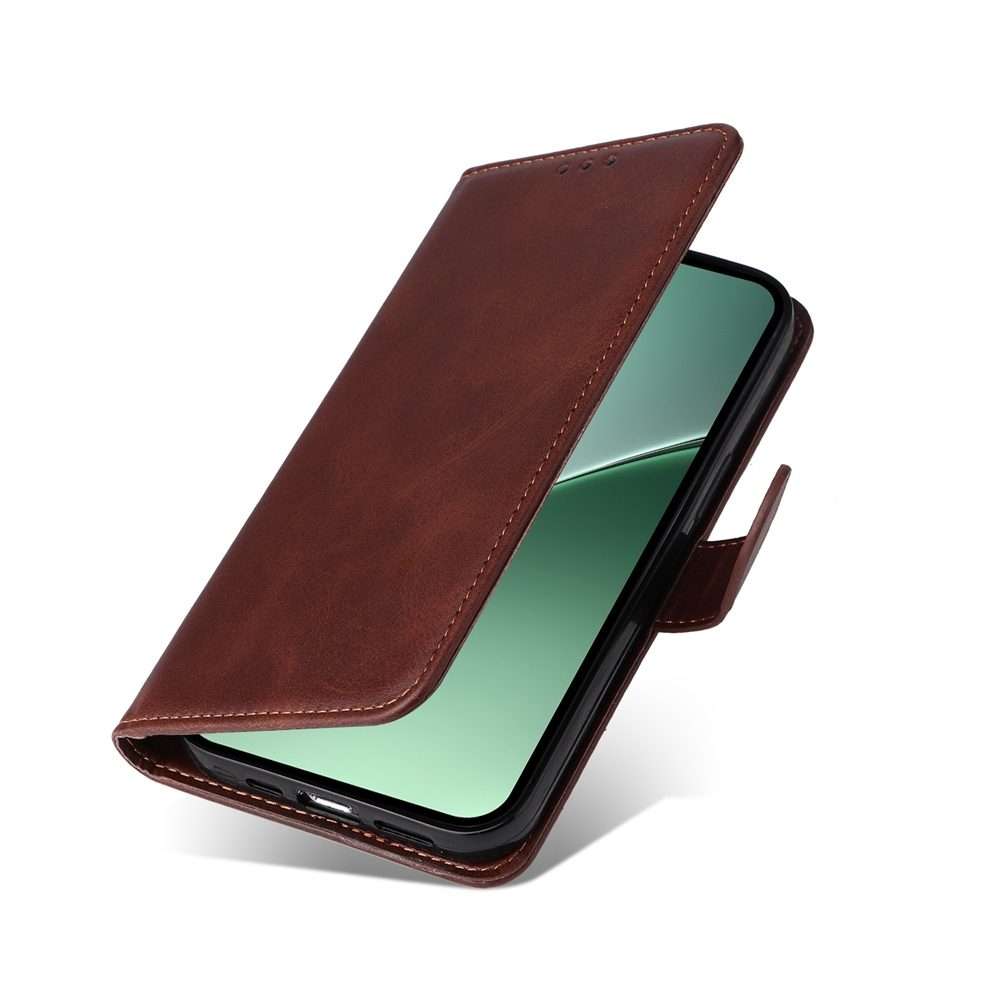 For Xiaomi 15 Pro Classic Calf Texture Flip Leather Phone Case(Brown)