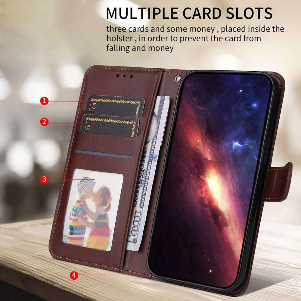 For Xiaomi 17 Pro Max Classic Calf Texture Flip Leather Phone Case(Brown)
