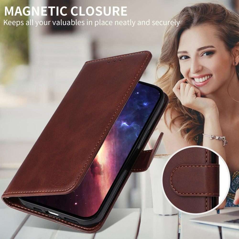 For Xiaomi 17 Pro Max Classic Calf Texture Flip Leather Phone Case(Brown)