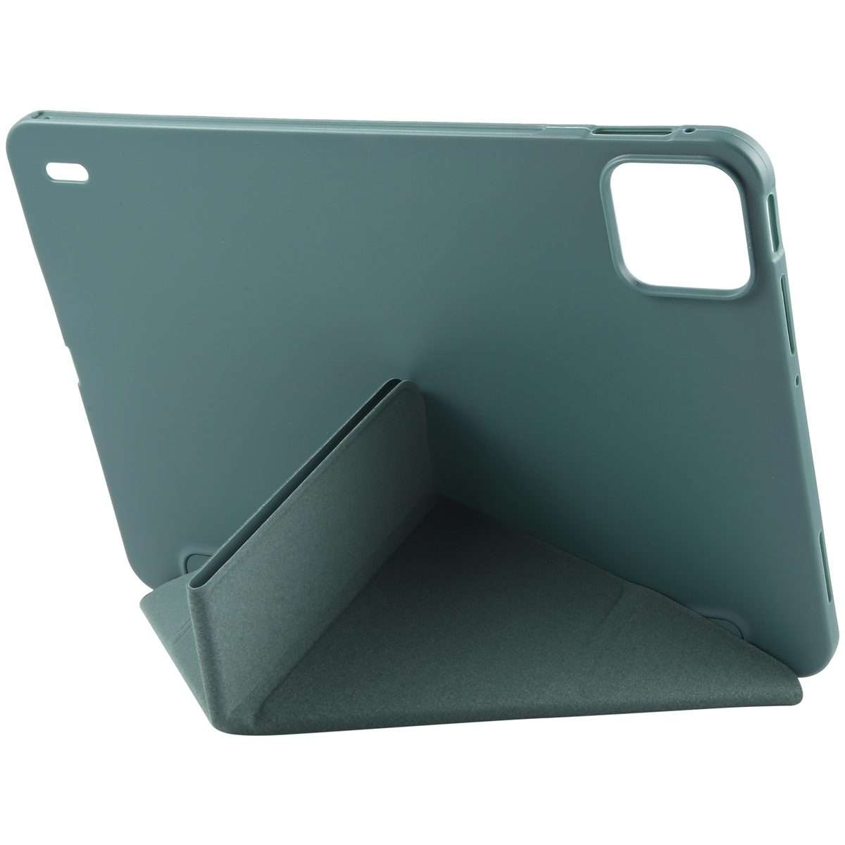 For Xiaomi Pad 7 / 7 Pro Deformation Silicone Leather Tablet Case(Deep Green)