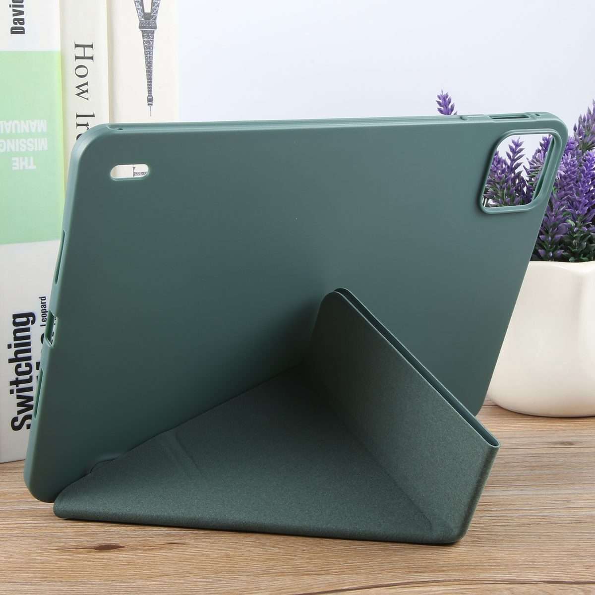 For Xiaomi Pad 7 / 7 Pro Deformation Silicone Leather Tablet Case(Deep Green)