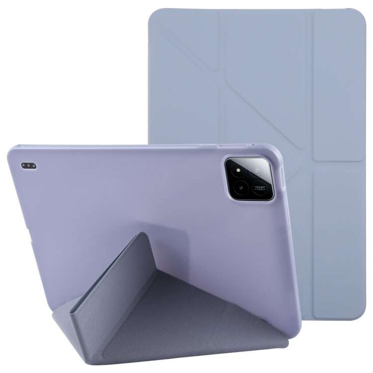 For Xiaomi Pad 7 / 7 Pro Deformation Silicone Leather Tablet Case(Lavender)