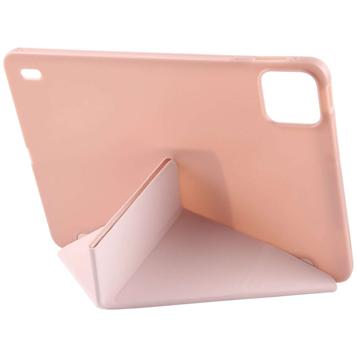 For Xiaomi Pad 7 / 7 Pro Deformation Silicone Leather Tablet Case(Rose Gold)