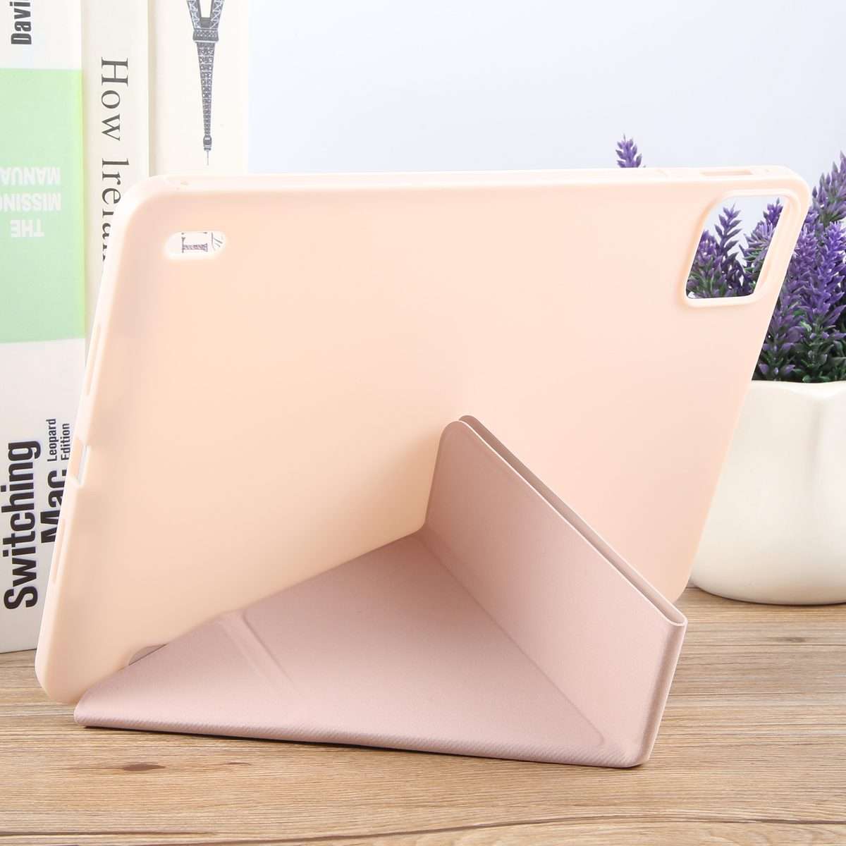 For Xiaomi Pad 7 / 7 Pro Deformation Silicone Leather Tablet Case(Rose Gold)