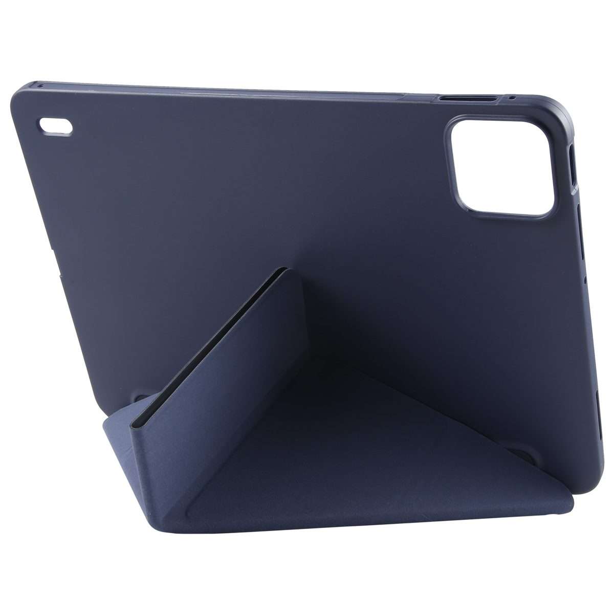 For Xiaomi Pad 7 / 7 Pro Deformation Silicone Leather Tablet Case(Dark Blue)
