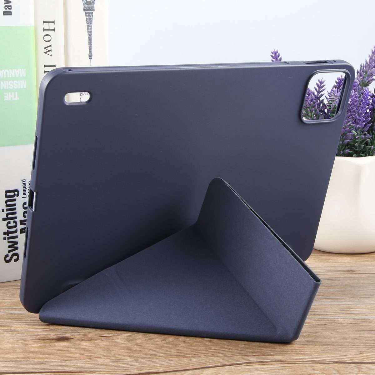 For Xiaomi Pad 7 / 7 Pro Deformation Silicone Leather Tablet Case(Dark Blue)