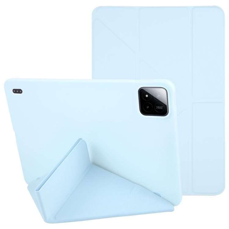 For Xiaomi Pad 7 / 7 Pro Deformation Silicone Leather Tablet Case(Sky Blue)