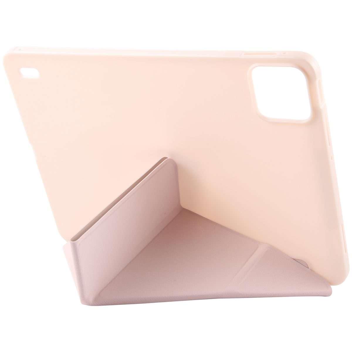 For Xiaomi Pad 7 / 7 Pro Deformation Silicone Leather Tablet Case(Pink)
