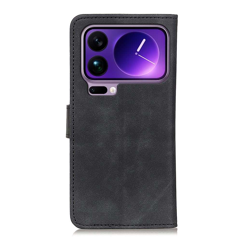 For Xiaomi 17 Pro KHAZNEH Retro Texture Flip Leather Phone Case(Black)