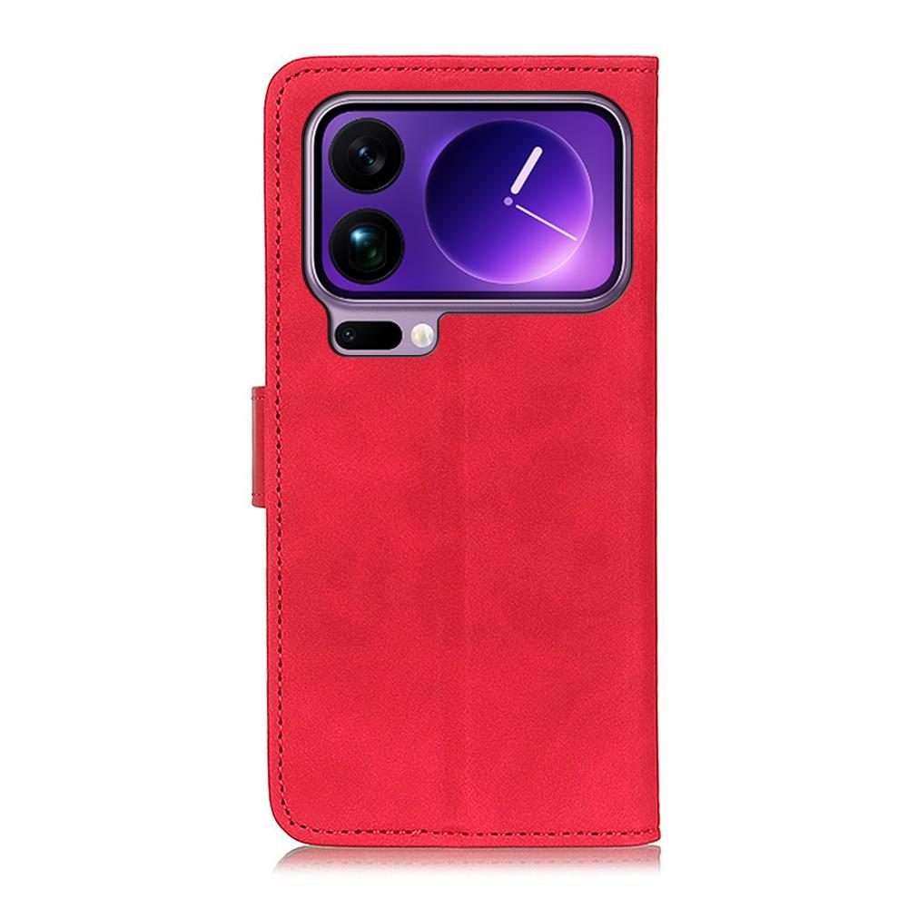 For Xiaomi 17 Pro KHAZNEH Retro Texture Flip Leather Phone Case(Red)