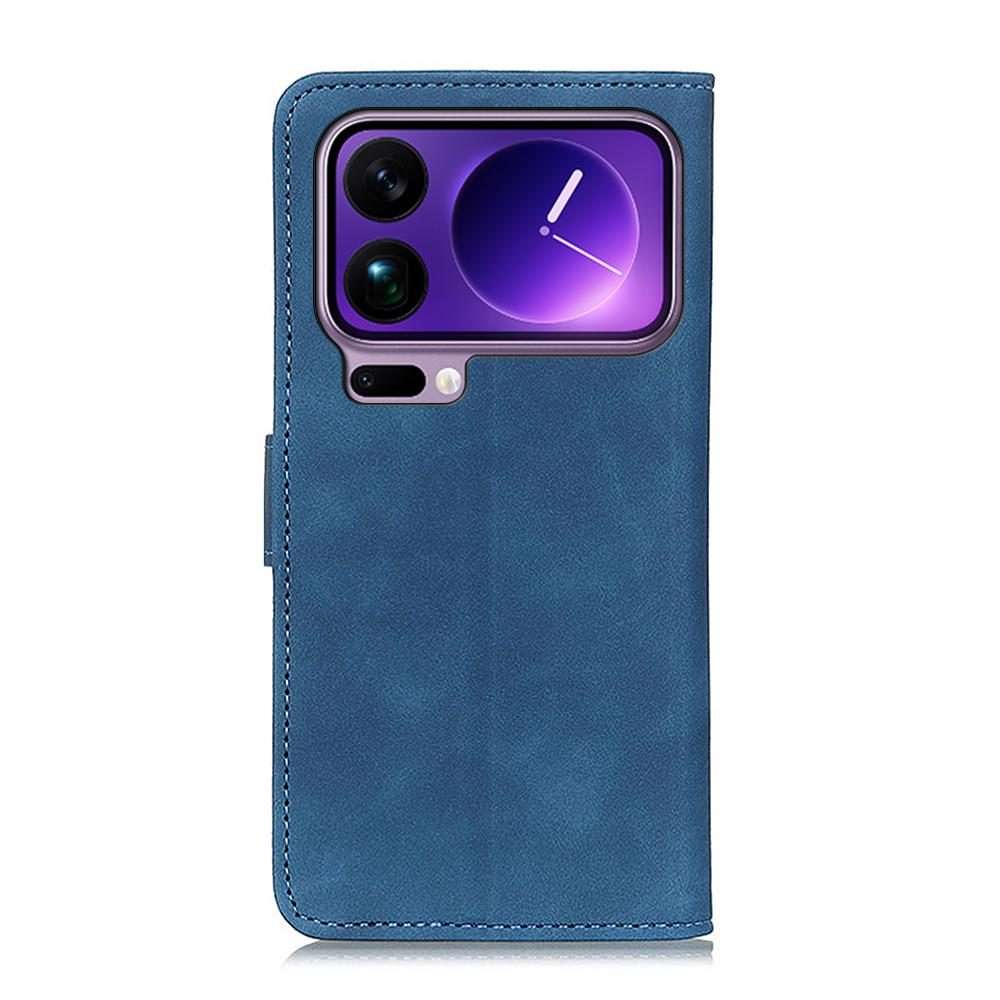 For Xiaomi 17 Pro KHAZNEH Retro Texture Flip Leather Phone Case(Blue)