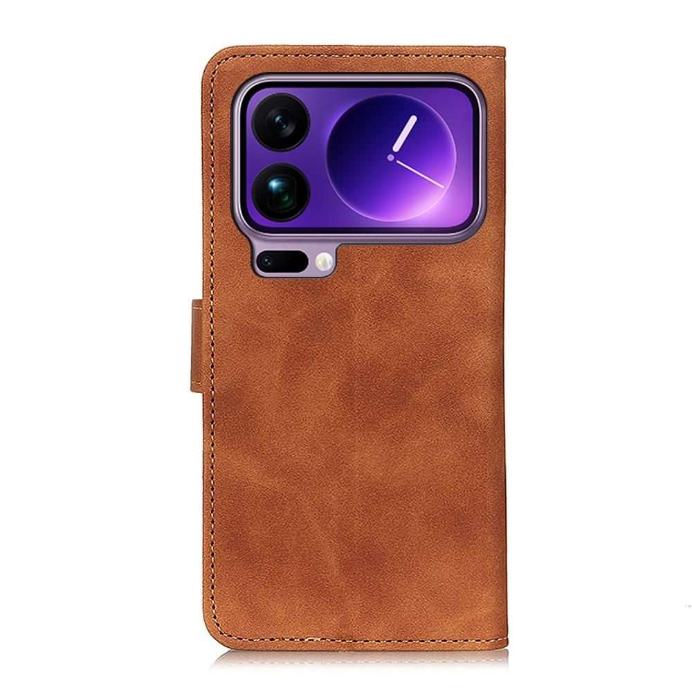 For Xiaomi 17 Pro KHAZNEH Retro Texture Flip Leather Phone Case(Brown)