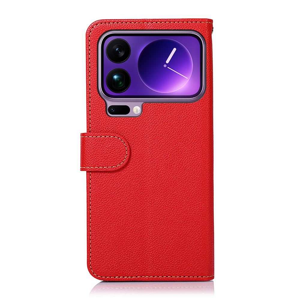 For Xiaomi 17 Pro Max KHAZNEH Litchi Texture Leather RFID Phone Case(Red)