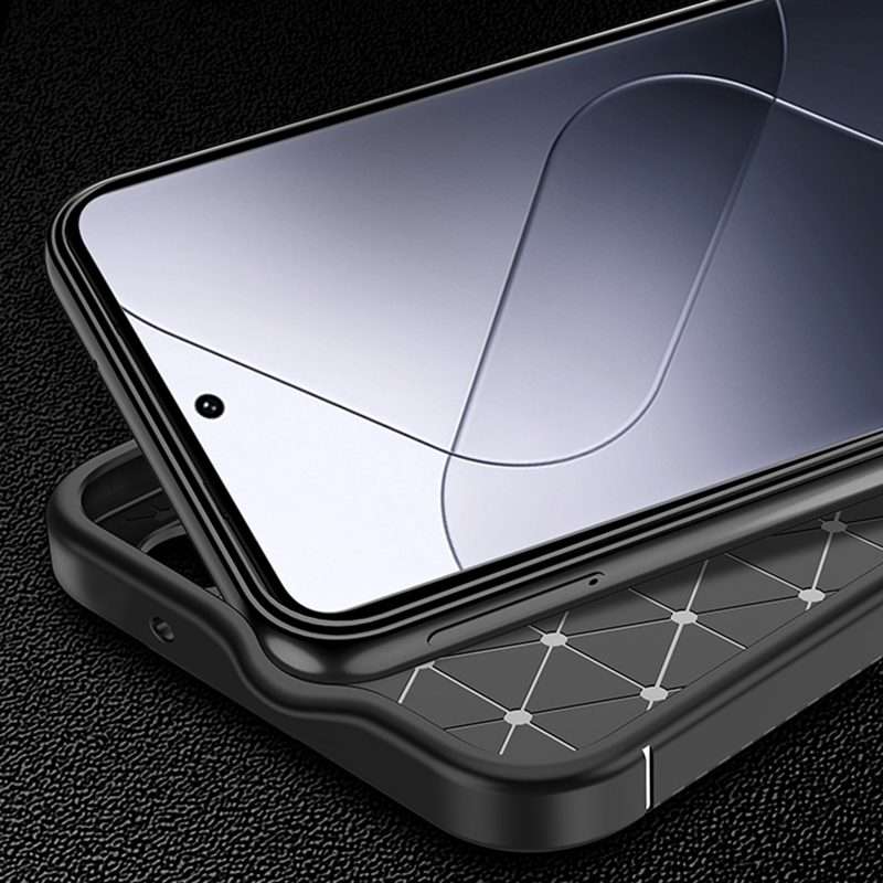 For Xiaomi 15 Pro Carbon Fiber Texture Shockproof TPU Phone Case(Black)