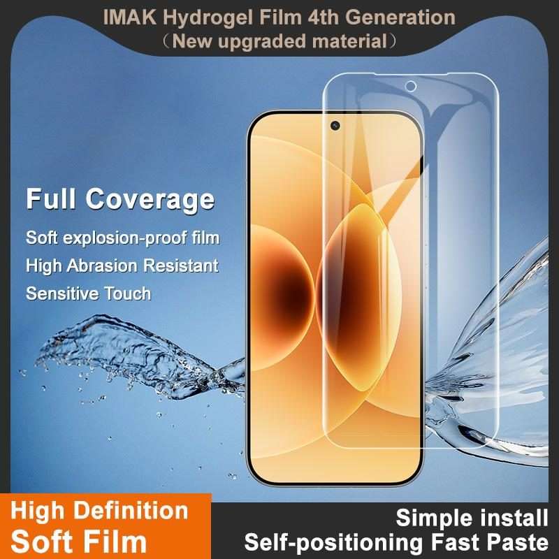 For Xiaomi 17 / 17 Pro imak 4th Generation Full Coverage Screen Hydrogel Film Protector