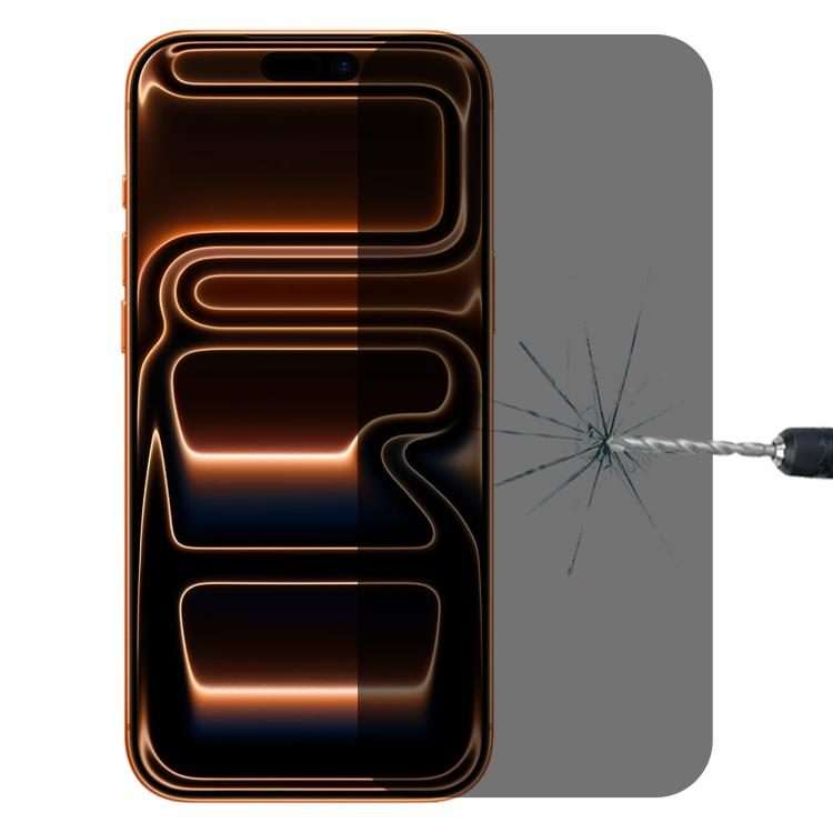 For iPhone 17 Pro High Transparency Full Cover Anti-spy Tempered Glass Film