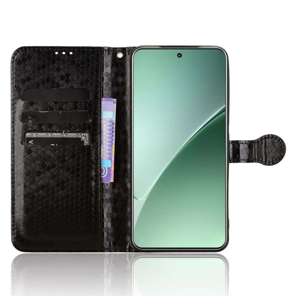 For Xiaomi 15 Pro Honeycomb Dot Texture Leather Phone Case(Black)