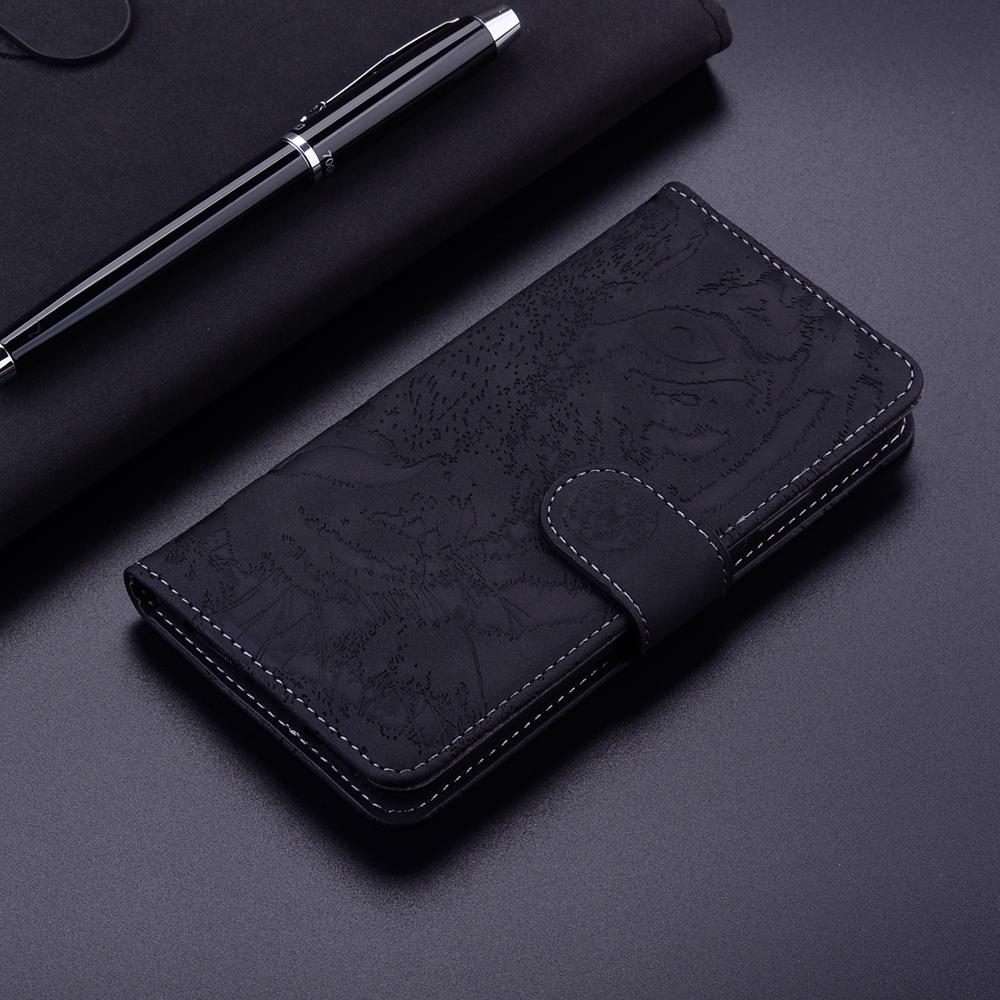 For Redmi K80 / K80 Pro / Xiaomi Poco F7 Pro Tiger Embossing Pattern Leather Phone Case(Black)