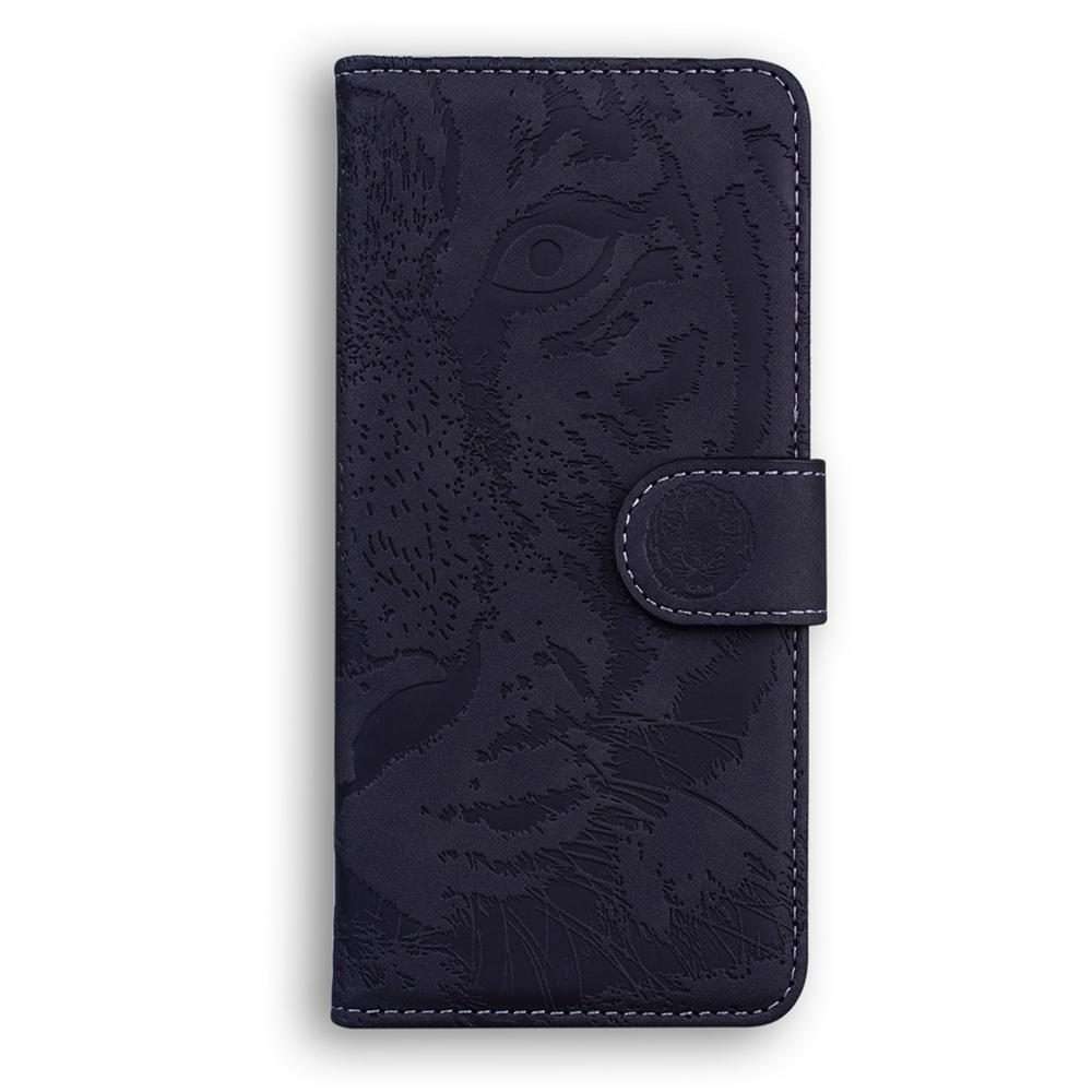 For Redmi K80 / K80 Pro / Xiaomi Poco F7 Pro Tiger Embossing Pattern Leather Phone Case(Black)