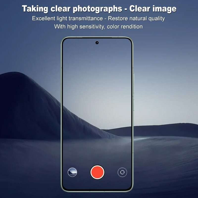 For Redmi K80 Pro IMAK Rear Camera Lens Glass Film Black Version