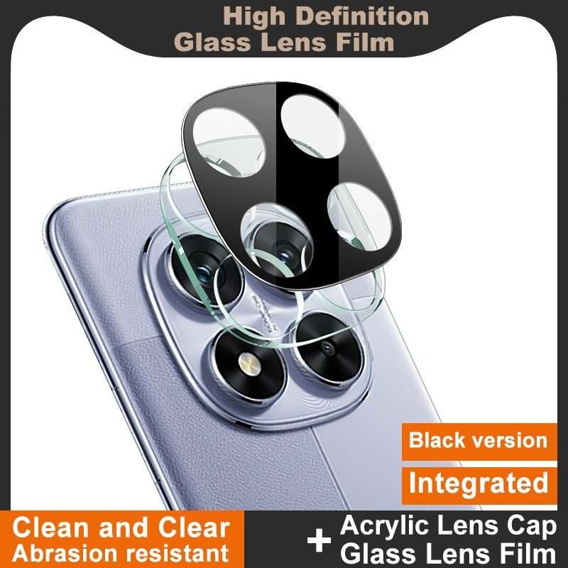 For Redmi Note 14 Pro 5G imak High Definition Integrated Glass Lens Film Black Version