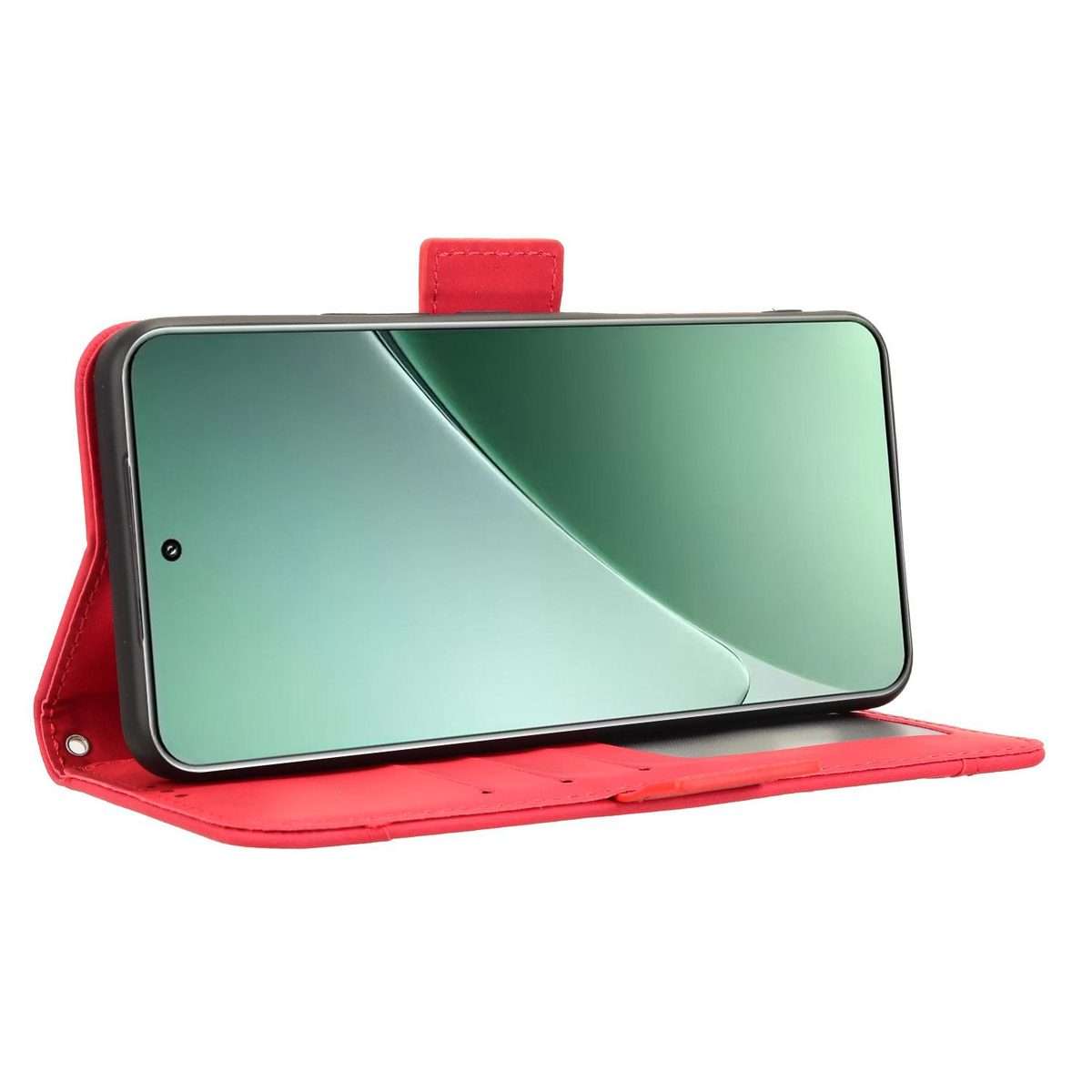 For Xiaomi 15 Pro Skin Feel Calf Texture Card Slots Leather Phone Case(Red)