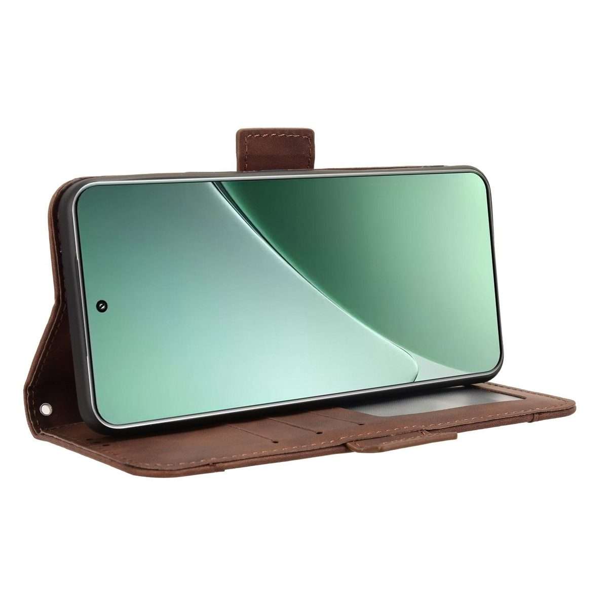 For Xiaomi 15 Pro Skin Feel Calf Texture Card Slots Leather Phone Case(Brown)