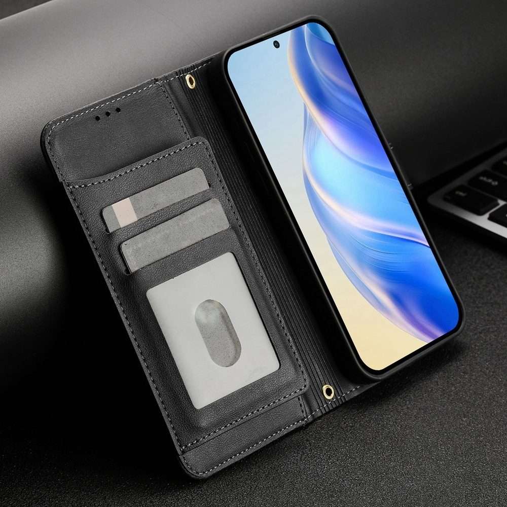 For iPhone 11 Pro Max Multi-Card Slots Zipper Wallet Leather Phone Case(Black)