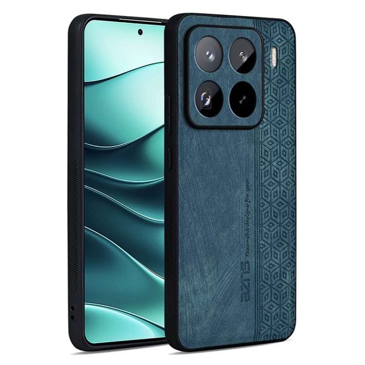 For Xiaomi 15 Pro AZNS 3D Embossed Skin Feel Phone Case(Dark Green)