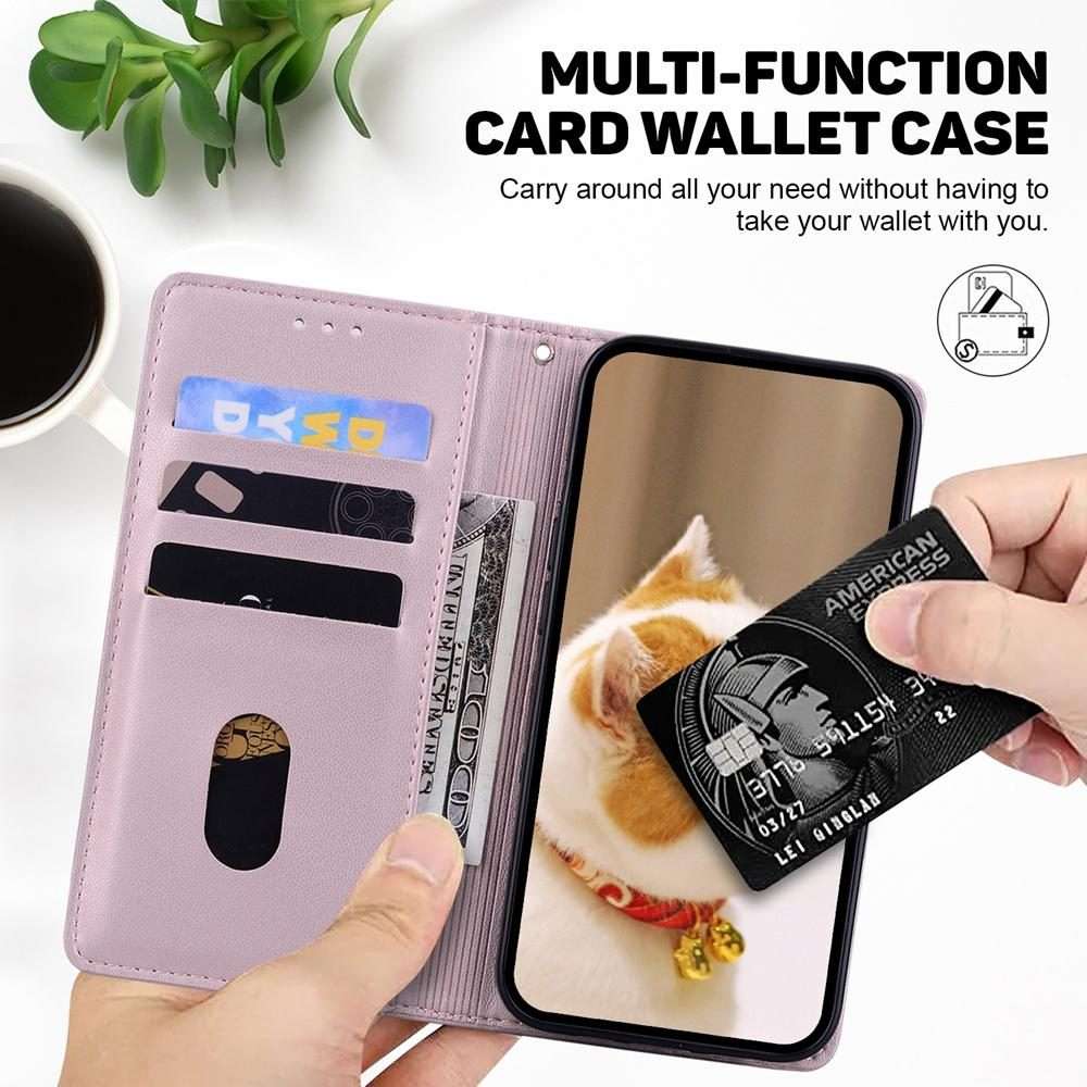 For Infinix Note 50 Pro+ Cute Cats RFID Leather Phone Case(Rose Gold)