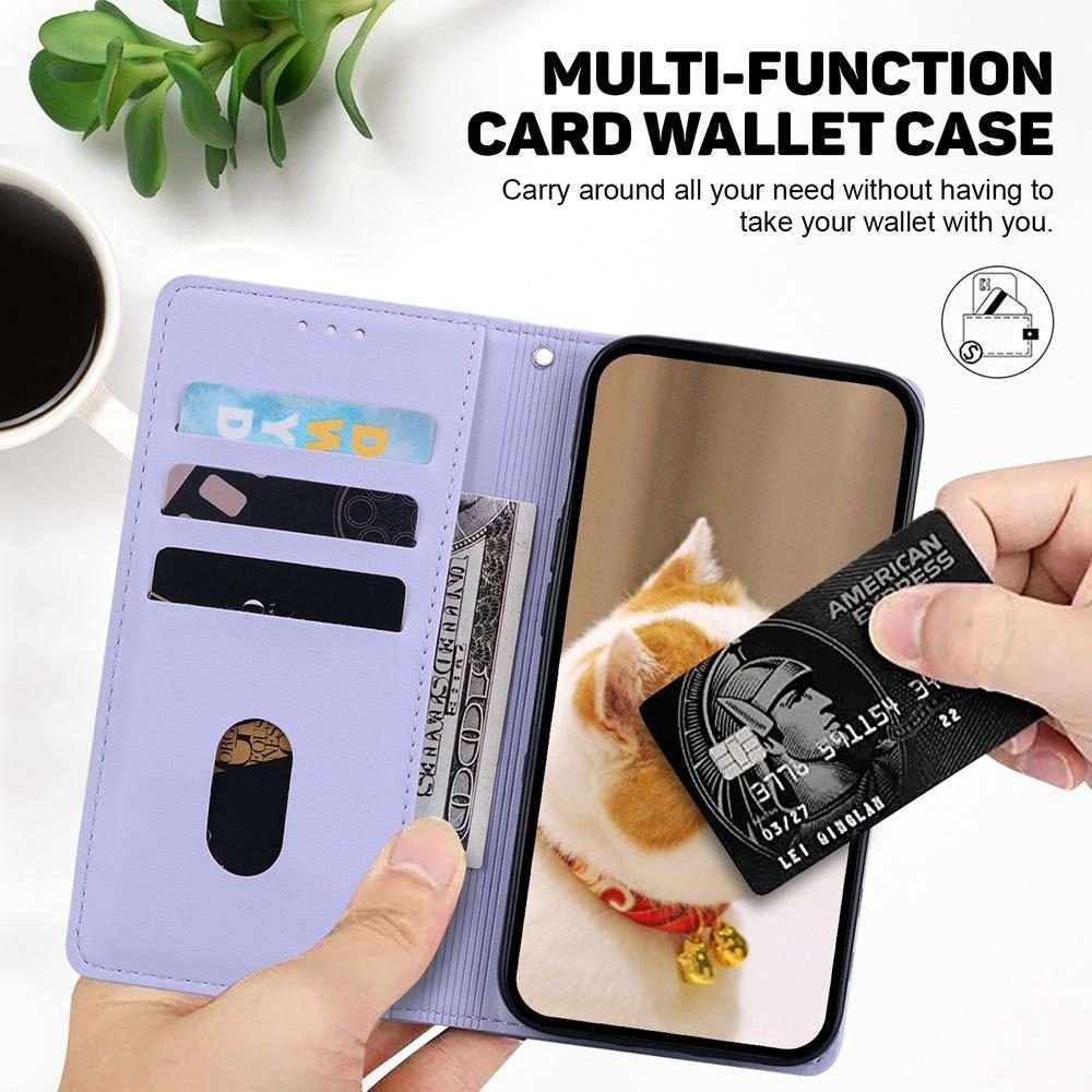 For Infinix Note 50 Pro+ Cute Cats RFID Leather Phone Case(Purple)