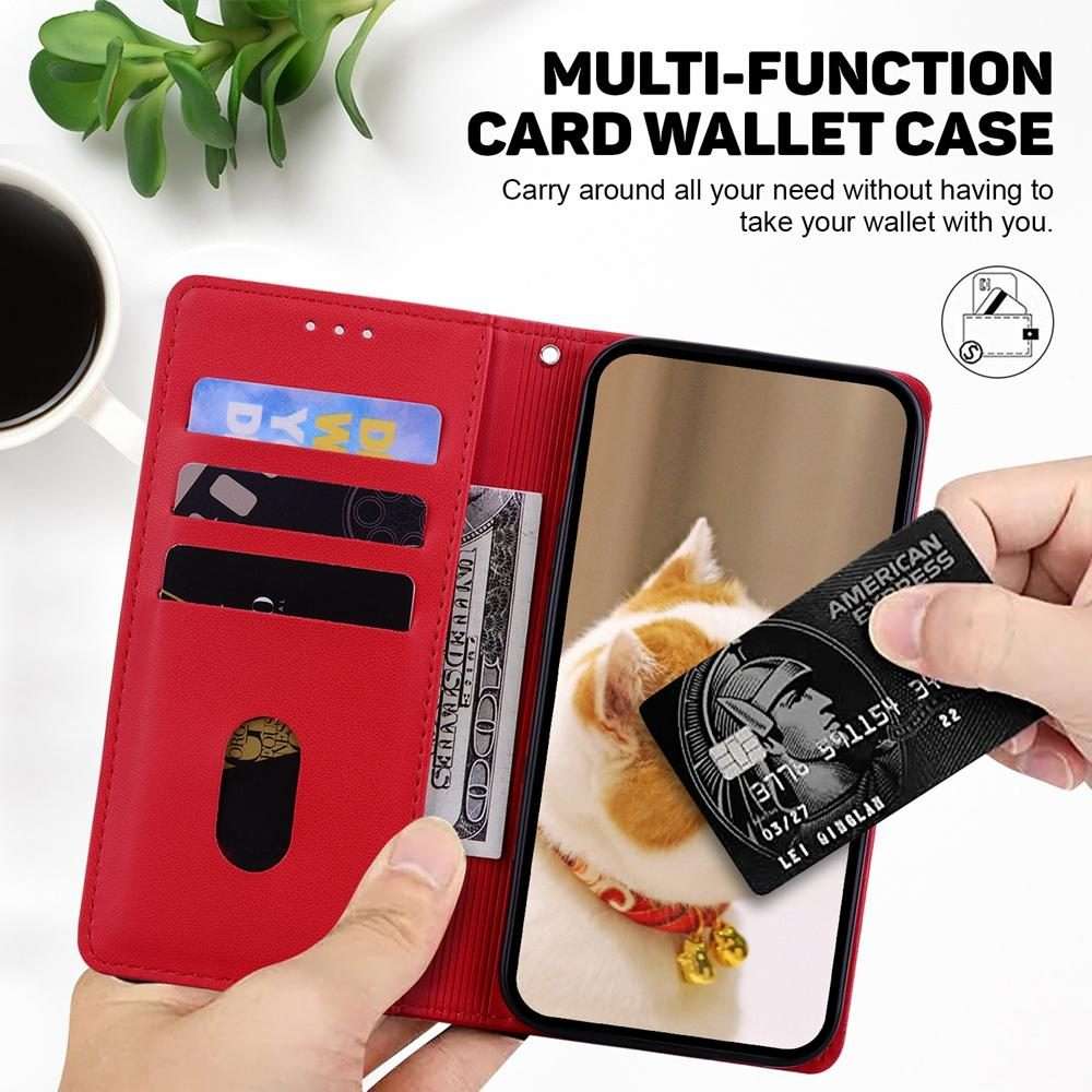 For Infinix Note 50 Pro+ Cute Cats RFID Leather Phone Case(Red)