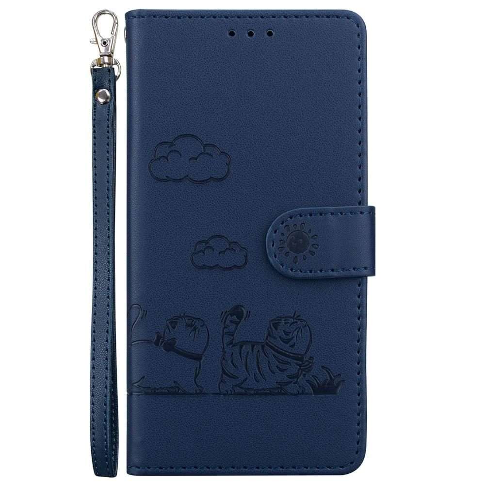 For Infinix Note 50 Pro+ Cute Cats RFID Leather Phone Case(Blue)