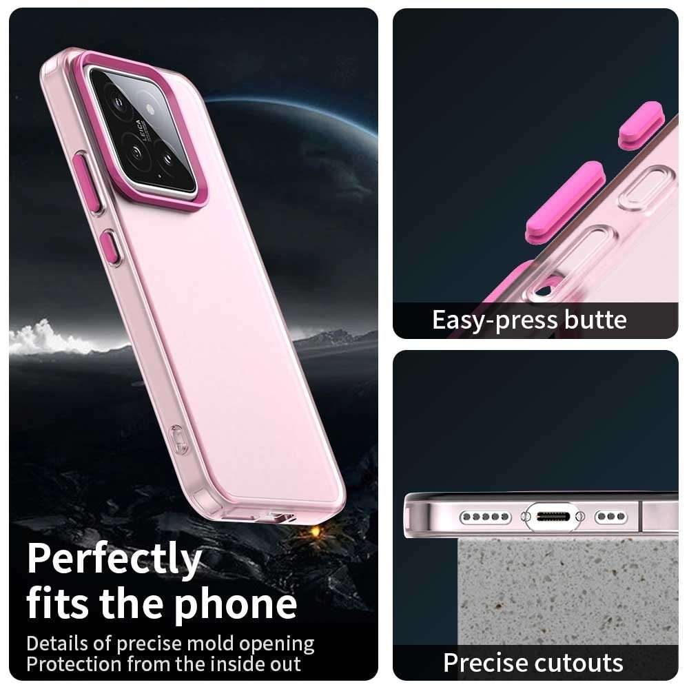 For Xiaomi 15 Pro Candy PC Hybrid TPU Shockproof Phone Case(Red)