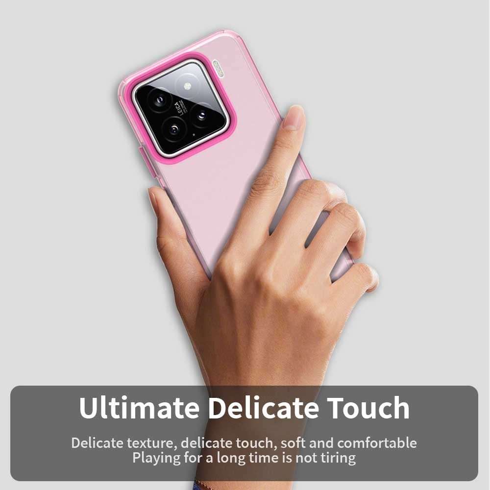 For Xiaomi 15 Pro Candy PC Hybrid TPU Shockproof Phone Case(Red)
