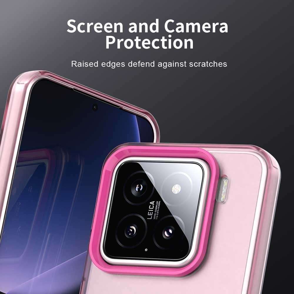 For Xiaomi 15 Pro Candy PC Hybrid TPU Shockproof Phone Case(Red)