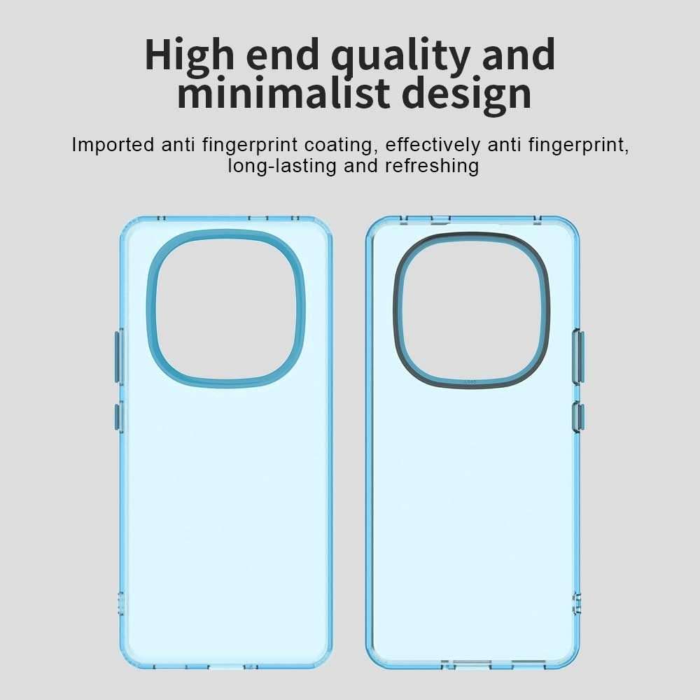 For Redmi Note 14 Pro+ 5G Candy PC Hybrid TPU Shockproof Phone Case(Blue)