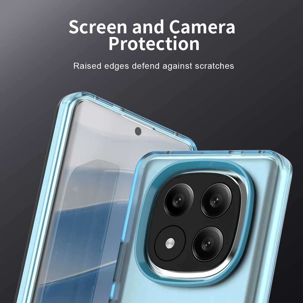 For Redmi Note 14 Pro+ 5G Candy PC Hybrid TPU Shockproof Phone Case(Blue)