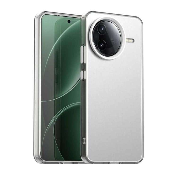 For Redmi K80 / Xiaomi Poco F7 Pro Candy PC Hybrid TPU Shockproof Phone Case(White)
