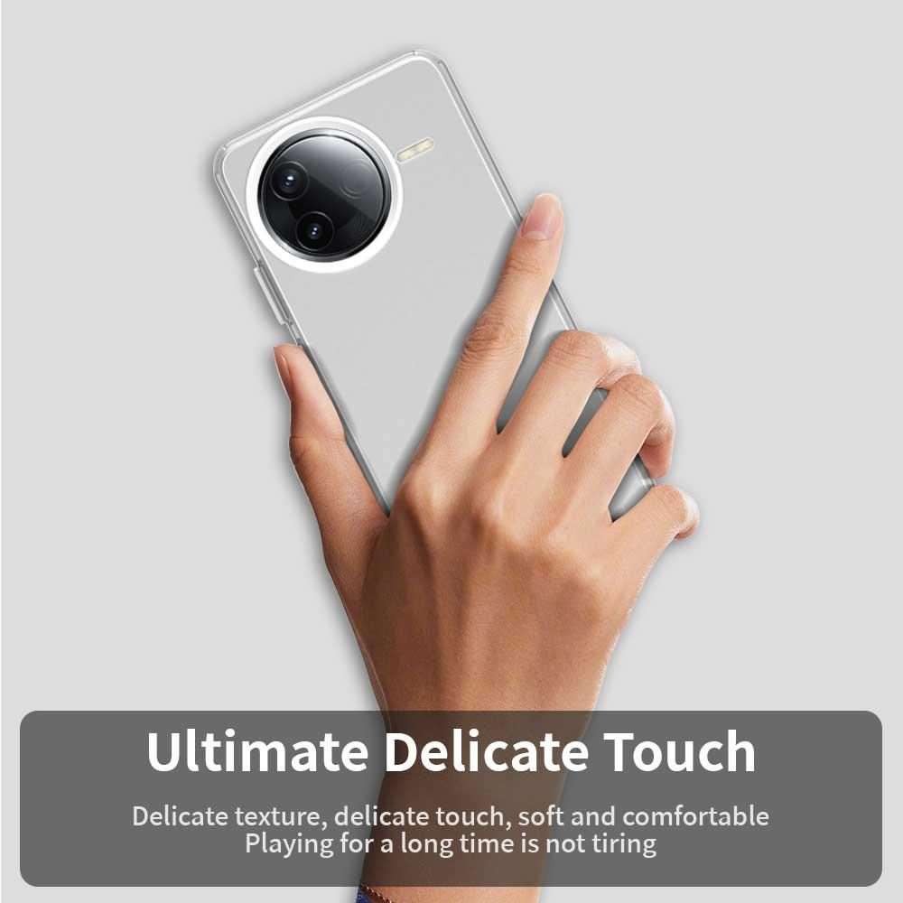 For Redmi K80 / Xiaomi Poco F7 Pro Candy PC Hybrid TPU Shockproof Phone Case(White)