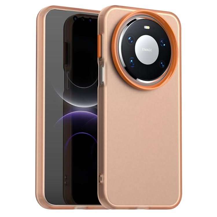 For Huawei Mate 80 Pro Candy PC Hybrid TPU Shockproof Phone Case(Orange)