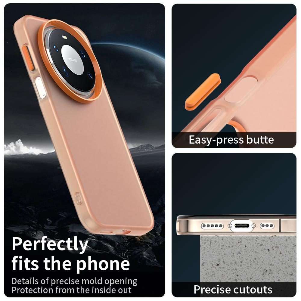 For Huawei Mate 80 Pro Candy PC Hybrid TPU Shockproof Phone Case(Orange)