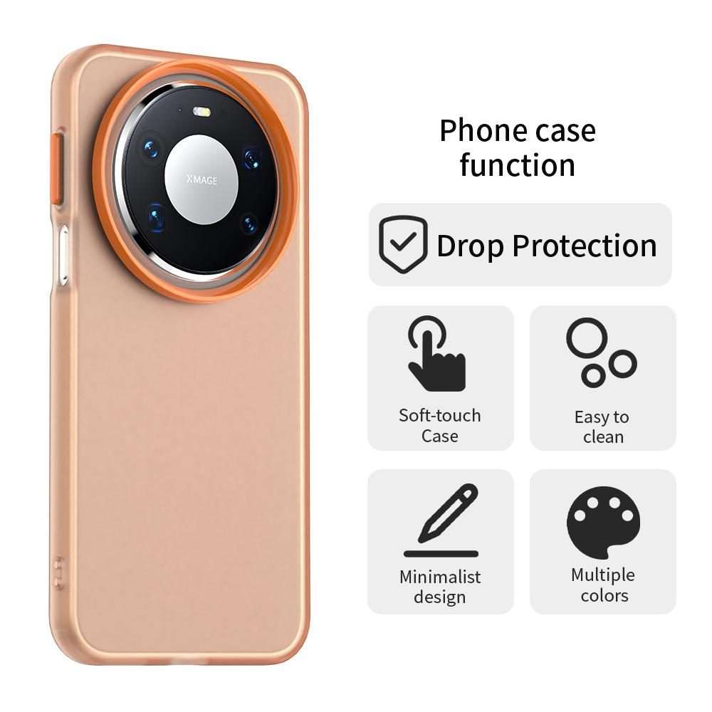 For Huawei Mate 80 Pro Candy PC Hybrid TPU Shockproof Phone Case(Orange)