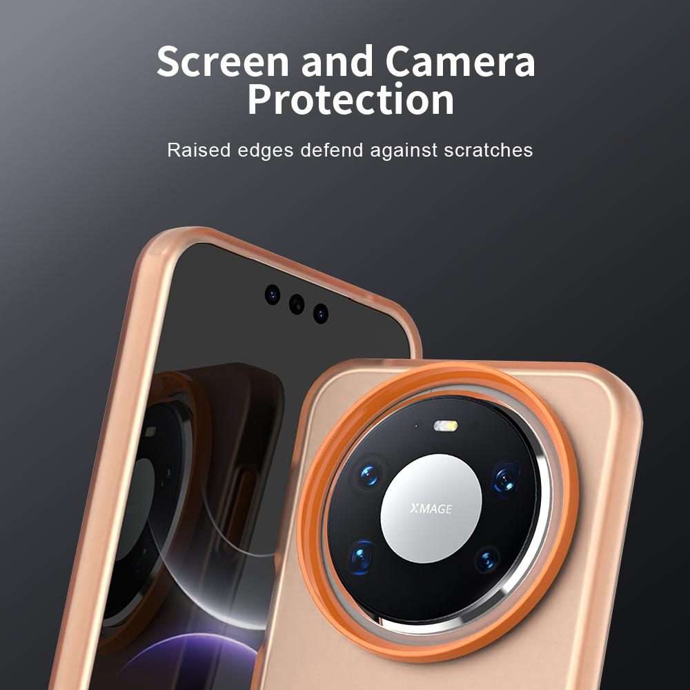 For Huawei Mate 80 Pro Candy PC Hybrid TPU Shockproof Phone Case(Orange)