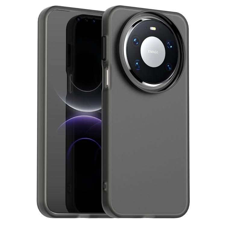 For Huawei Mate 80 Pro Candy PC Hybrid TPU Shockproof Phone Case(Black)