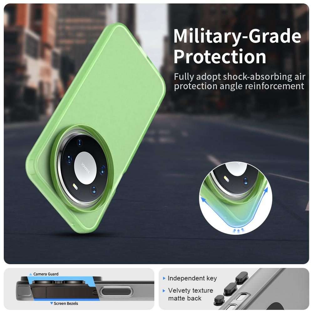 For Huawei Mate 80 Pro Candy PC Hybrid TPU Shockproof Phone Case(Green)
