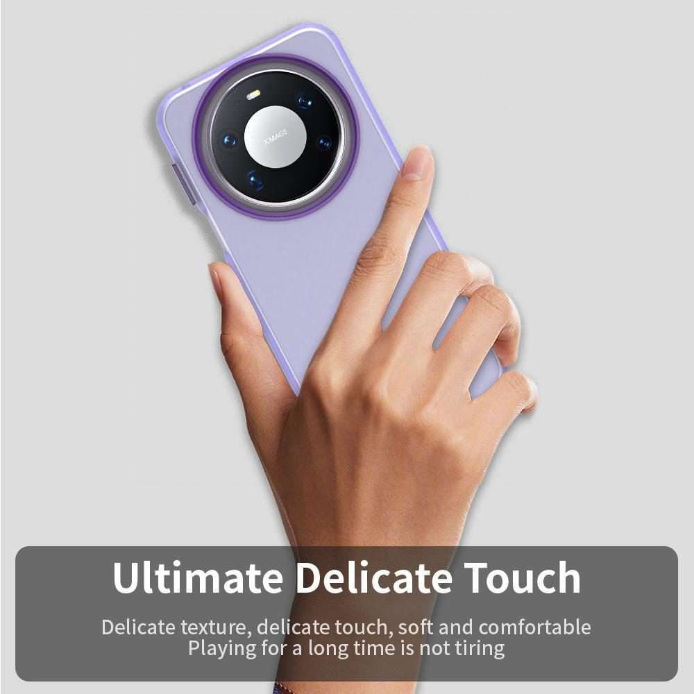 For Huawei Mate 80 Pro Candy PC Hybrid TPU Shockproof Phone Case(Purple)