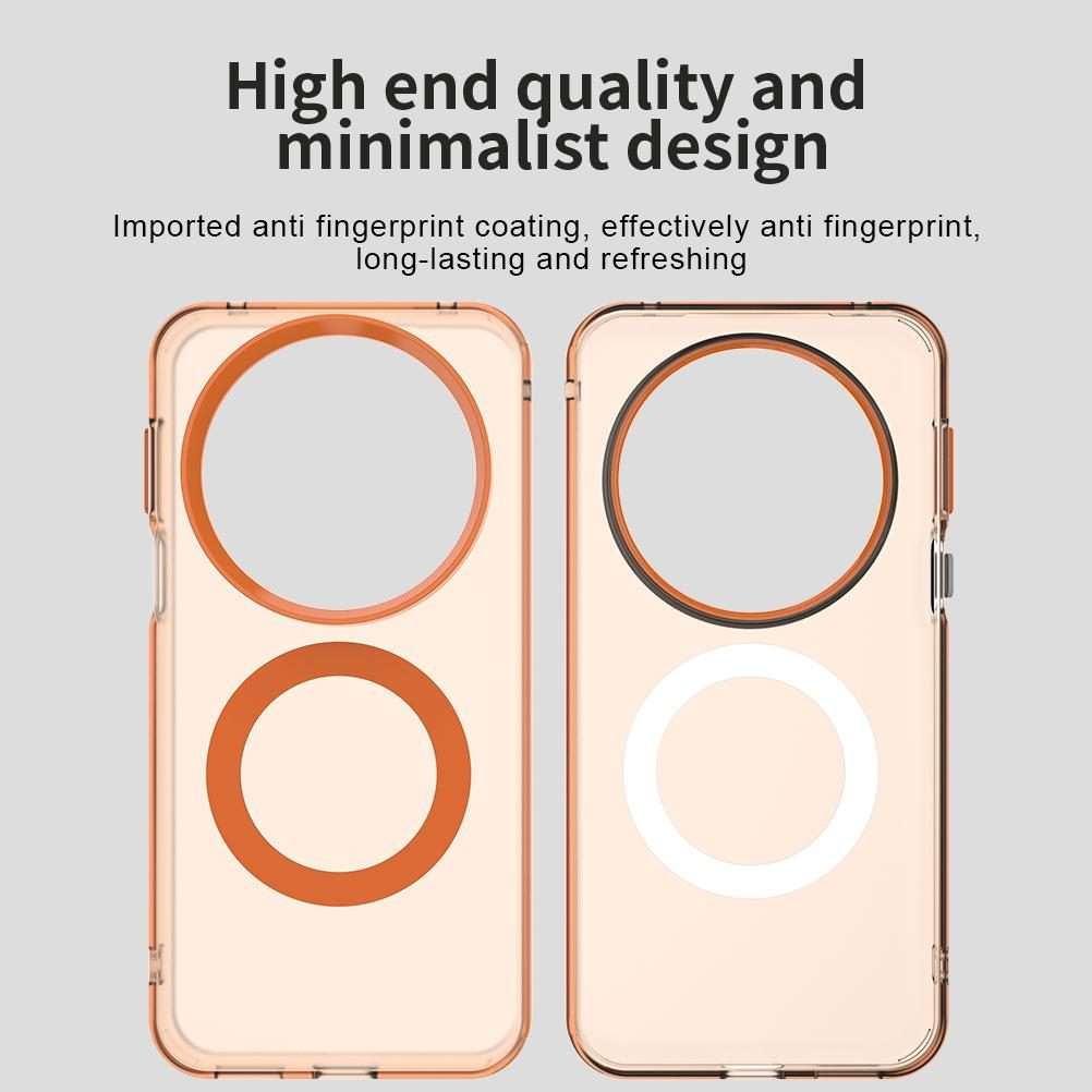 For Huawei Mate 80 Pro Max Candy Magsafe PC Hybrid TPU Phone Case(Orange)